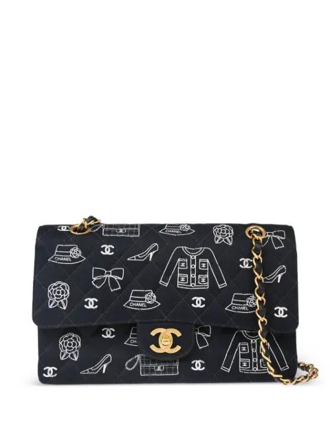 2002 medium Classic Double Flap shoulder bag by CHANEL 