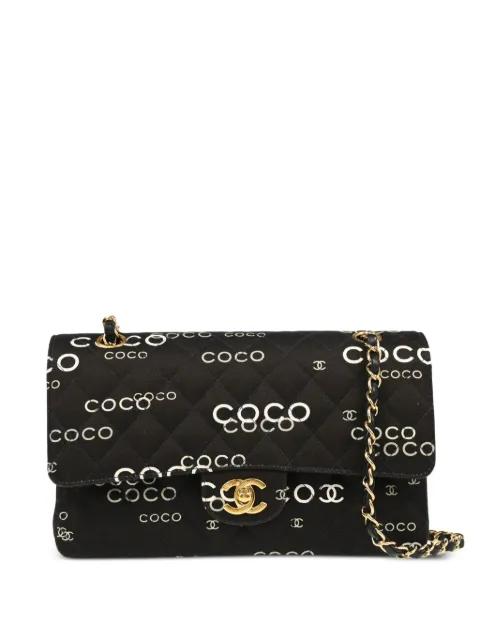 2002 medium Coco Classic Double Flap shoulder bag by CHANEL 