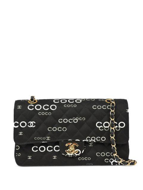 2002 medium Double Flap shoulder bag by CHANEL 