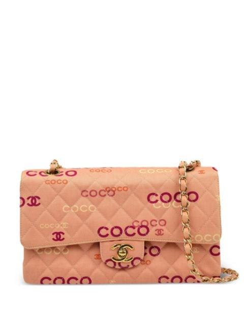 2002 medium Double Flap shoulder bag by CHANEL 