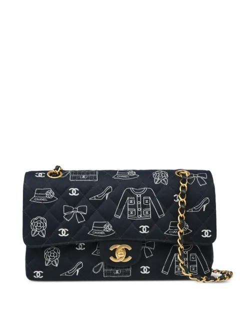 2002 medium Double Flap shoulder bag by CHANEL 