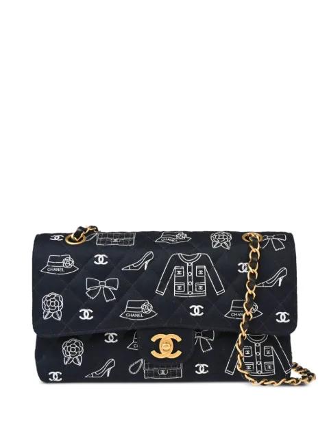 2002 medium Double Flap shoulder bag by CHANEL 
