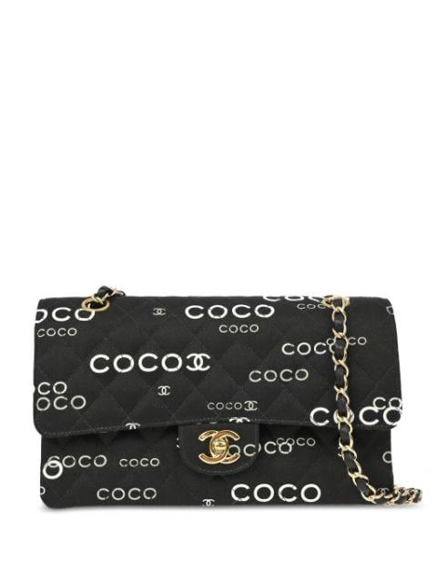 2002 medium Double Flap shoulder bag by CHANEL 