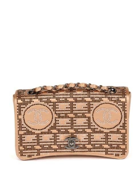 2002 rhinestone-embellished shoulder bag by CHANEL 
