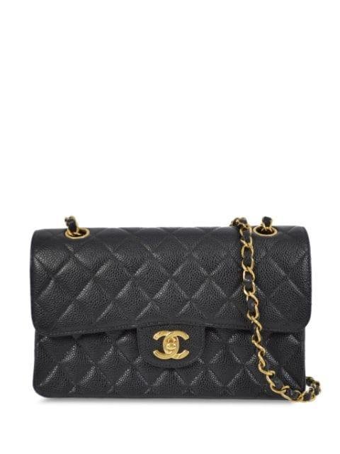 2002 small Double Flap shoulder bag by CHANEL