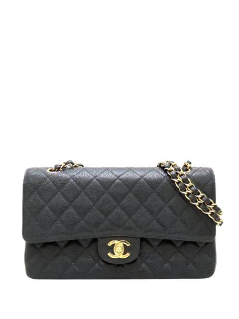 2003-2004 Medium Classic Caviar Double Flap shoulder bag by CHANEL 