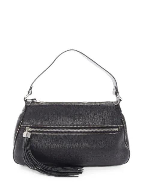 2003-2004 logo fringe shoulder bag by CHANEL 