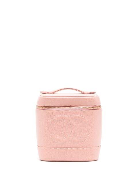 2003 CC logo-embossed vanity bag by CHANEL 
