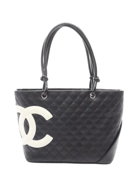 2004-2005 Large Lambskin Cambon Ligne tote bag by CHANEL 