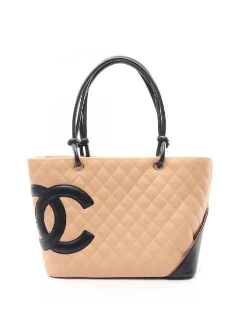 2004-2005 Large Quilted Lambskin Cambon Ligne tote bag by CHANEL 