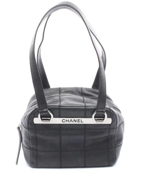 2004-2005 Square Stitch LAX Bowler Bag shoulder bag by CHANEL 