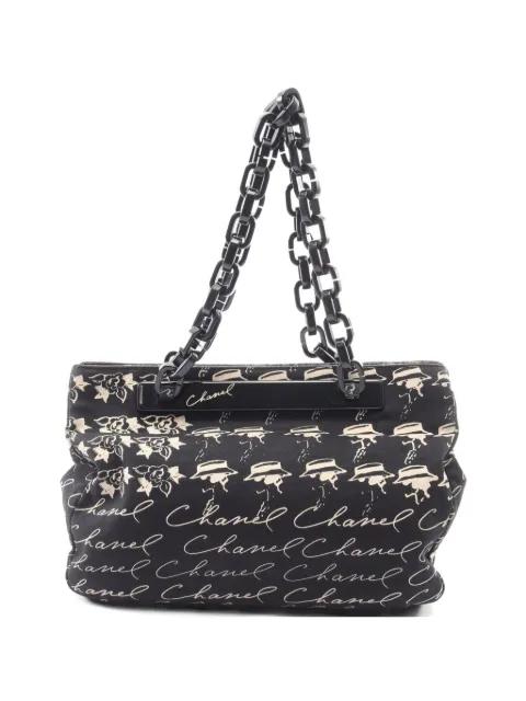 2005-2006 Camellia Coco Mark tote bag by CHANEL 