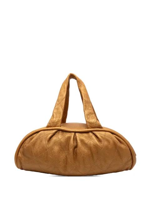 2005-2006 Small Quilted Metallic Calfskin Le Marais Bowler Bag handbag by CHANEL 