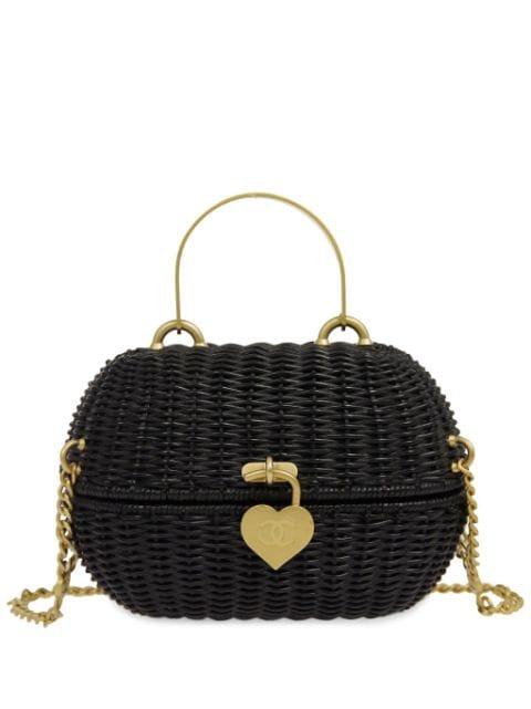 2005 Heart Lock Basket two-way bag by CHANEL 