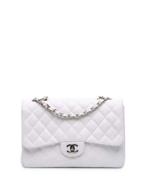 2006-2008 Jumbo Classic Caviar Double Flap shoulder bag by CHANEL 