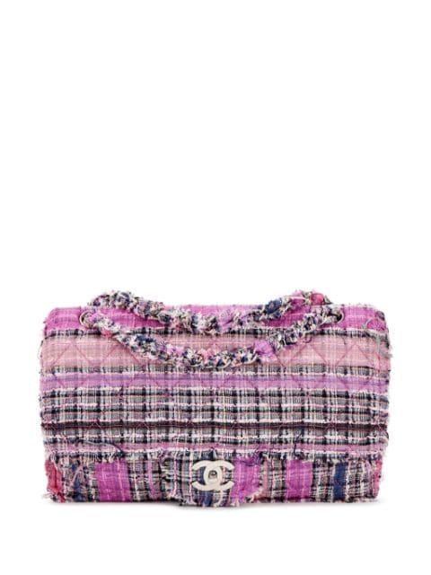 2006-2008 Jumbo Tweed Double Flap shoulder bag by CHANEL 