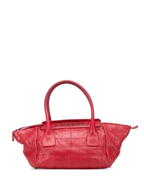 2006-2008 Lambskin Square Stitched Lax handbag by CHANEL 
