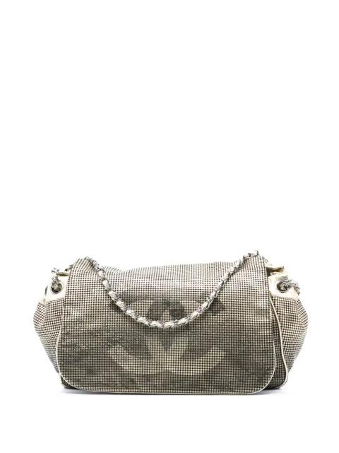 2006-2008 Perforated Lambskin Hollywood Accordion Flap shoulder bag by CHANEL 