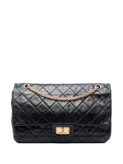2006-2008 Quilted Aged Calfskin Reissue 2.55 Double Flap 227 shoulder bag by CHANEL 