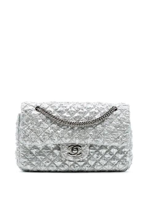2006-2008 Small Classic Metallic Lame Bijoux Chain Double Flap shoulder bag by CHANEL 