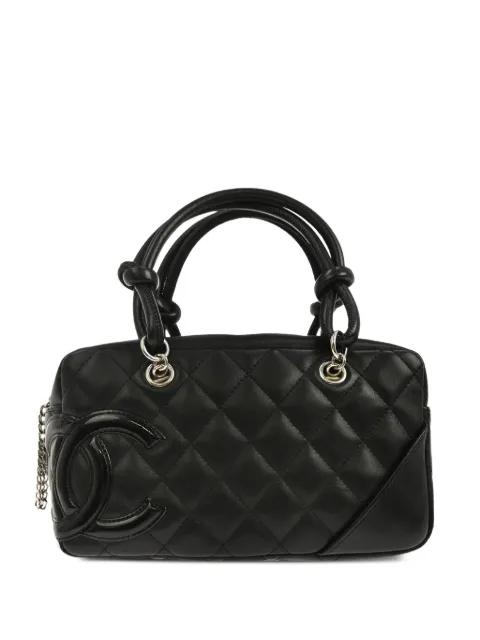 2006 Cambon Ligne quilted leather tote bag by CHANEL 