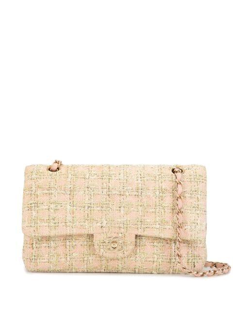 2006 tweed double flap shoulder bag by CHANEL 