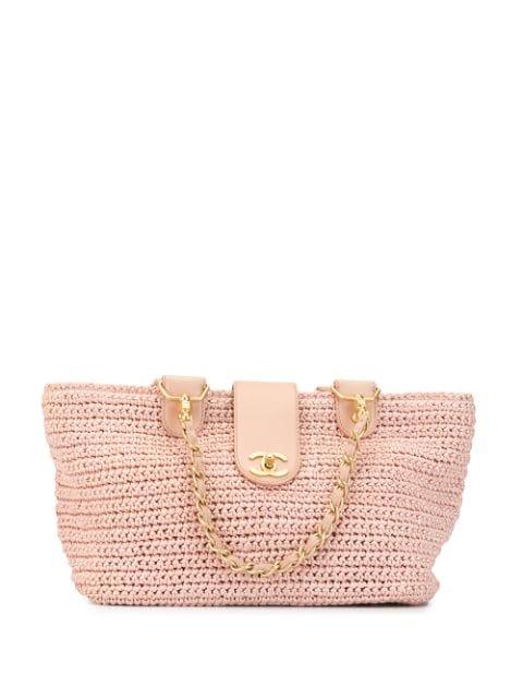 2006 woven CC shoulder bag by CHANEL 