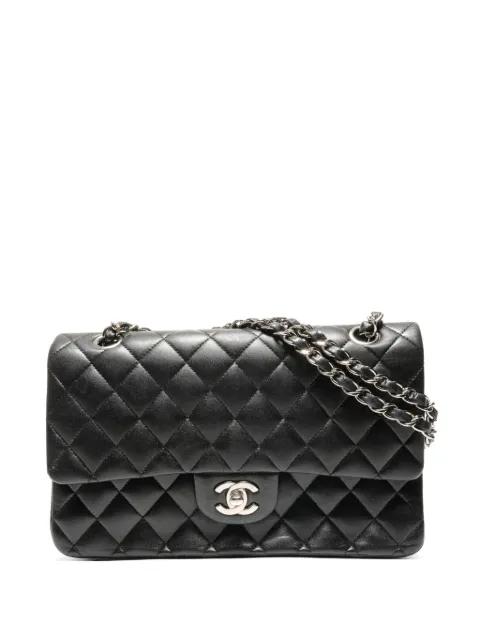 2007-2008 Classic Double Flap chain quilted shoulder bag by CHANEL 