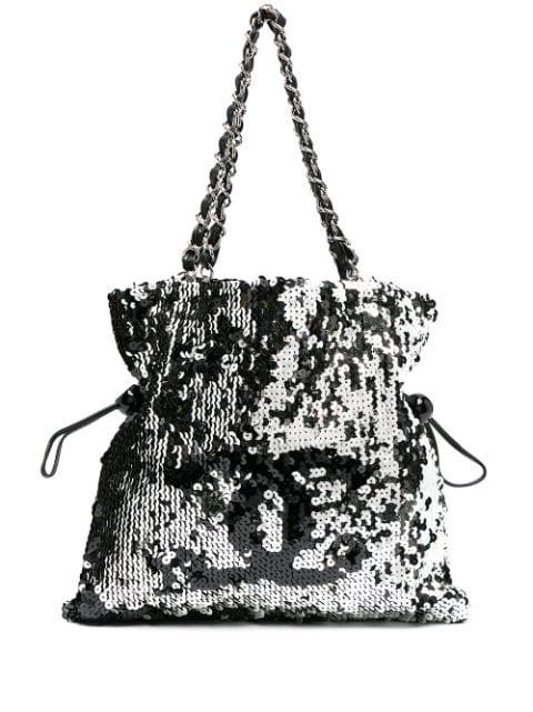 2007/2008 sequin-embellished CC shoulder bag by CHANEL 