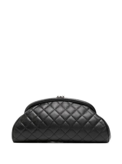 2007 CC diamond-quilted clutch bag by CHANEL 