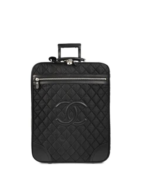 2007 diamond-quilted CC luggage by CHANEL 