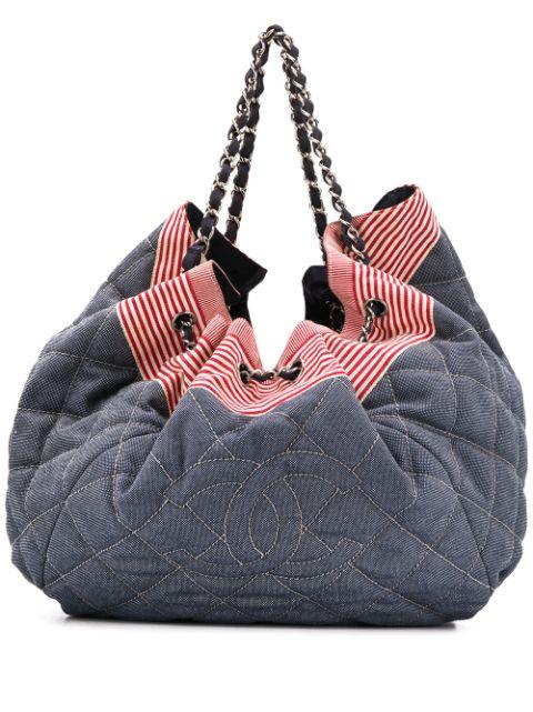 2008-2009 CC diamond-quilted tote bag by CHANEL 