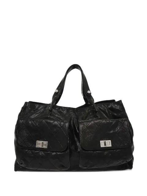 2008-2009 Mademoiselle leather tote handbag by CHANEL 