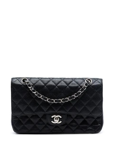 2008-2009 Medium Classic Caviar Double Flap shoulder bag by CHANEL 