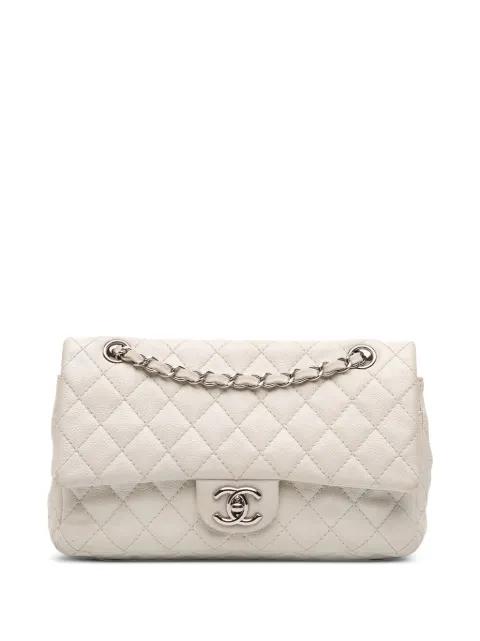 2008-2009 Medium Classic Caviar Double Flap shoulder bag by CHANEL 