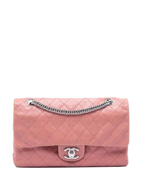 2008-2009 Medium Classic Washed Lambskin Bijoux Chain Double Flap shoulder bag by CHANEL 