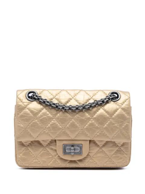 2008-2009 Quilted Aged Calfskin Reissue 2.55 Double Flap 224 shoulder bag by CHANEL 