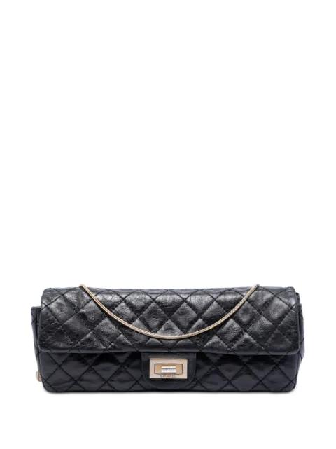 2008-2009 Quilted Glazed Calfskin Reissue 2.55 East West Flap shoulder bag by CHANEL 