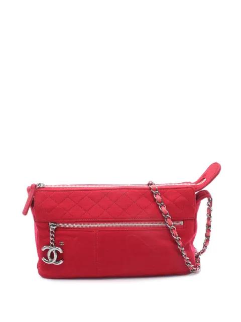 2008-2009 Quilted Jersey Hawaii crossbody bag by CHANEL 