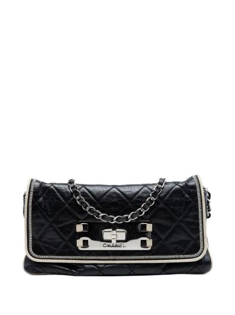 2008-2009 Quilted Lambskin Reissue East West Flap shoulder bag by CHANEL 