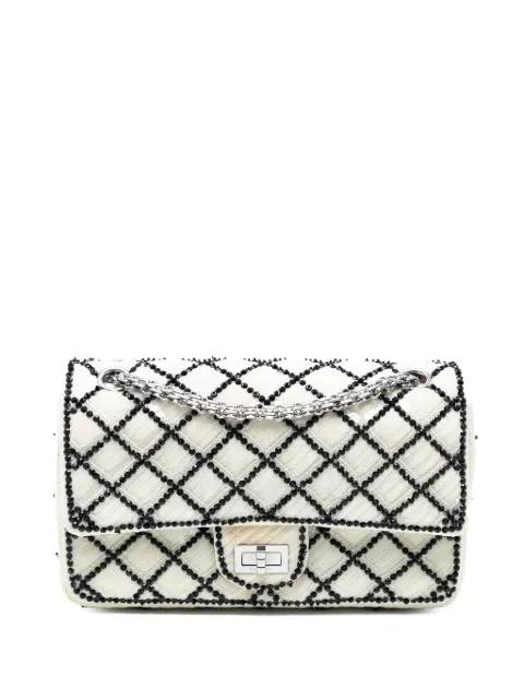 2008-2009 Reissue 2.55 Quilted Sequined Mesh Double Flap 225 shoulder bag by CHANEL 2008-2009 Reissue 2.55 Quilted Sequined Mesh Double Flap 225 shoulder bag by CHANEL