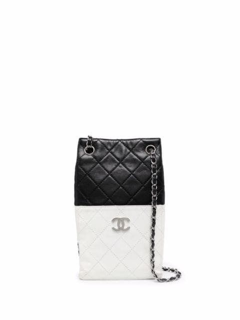 2008-2009 bicolour CC logo shoulder bag by CHANEL 