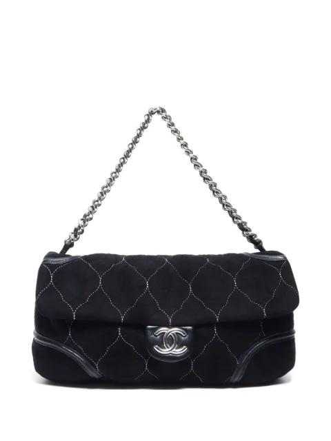 2008-2009 suede shoulder bag by CHANEL 