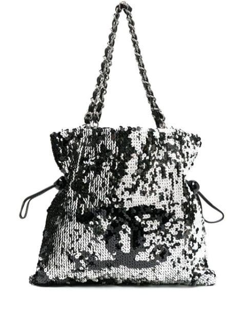 2008 CC-logo sequin tote bag by CHANEL 