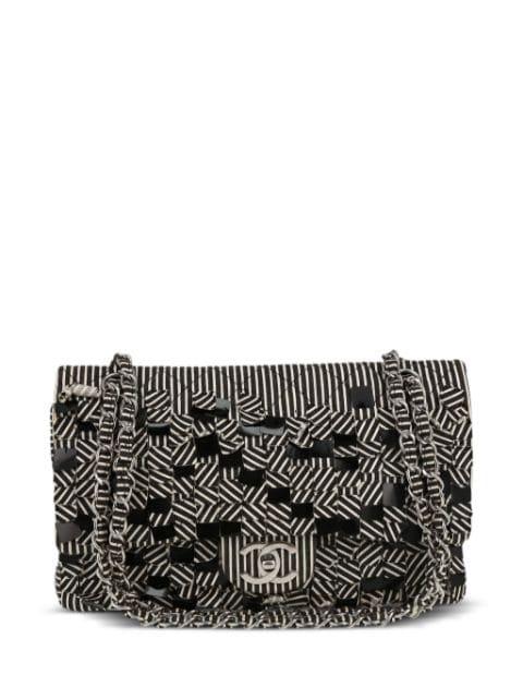 2008 Timeless striped shoulder bag by CHANEL 