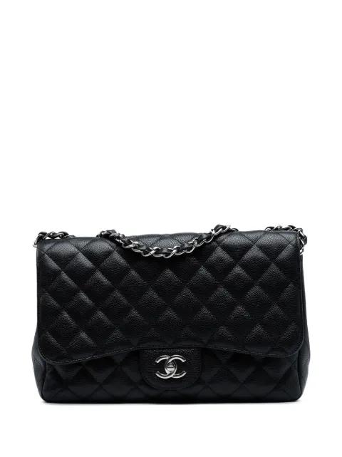 2009-2010 Jumbo Classic Caviar Single Flap shoulder bag by CHANEL 2009-2010 Jumbo Classic Caviar Single Flap shoulder bag by CHANEL