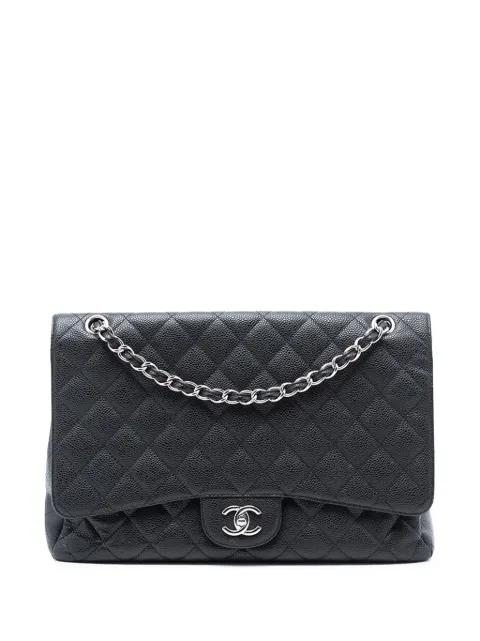 2009-2010 Maxi Classic Caviar Single Flap shoulder bag by CHANEL 
