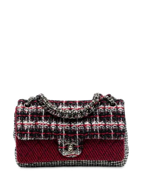2009-2010 Medium CC Tweed Multi Print Double Flap shoulder bag by CHANEL 