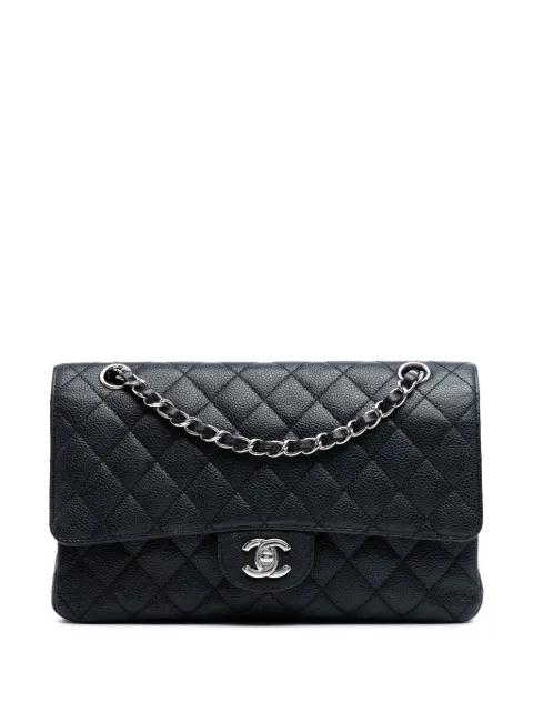 2009-2010 Medium Classic Caviar Double Flap shoulder bag by CHANEL 
