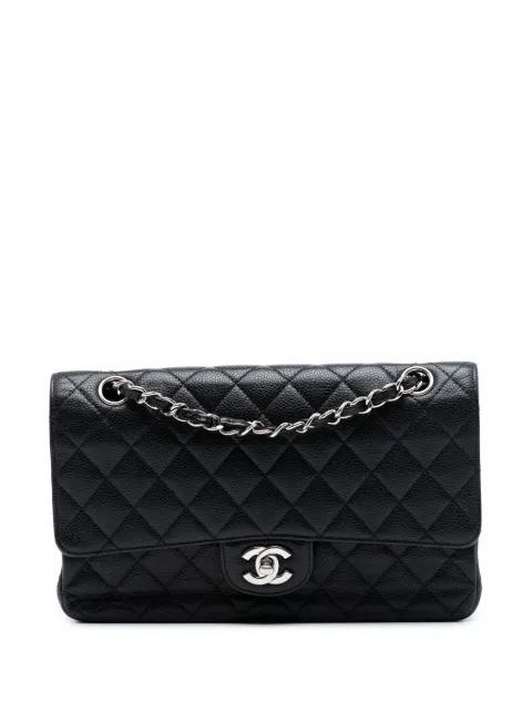 2009-2010 Medium Classic Caviar Double Flap shoulder bag by CHANEL 